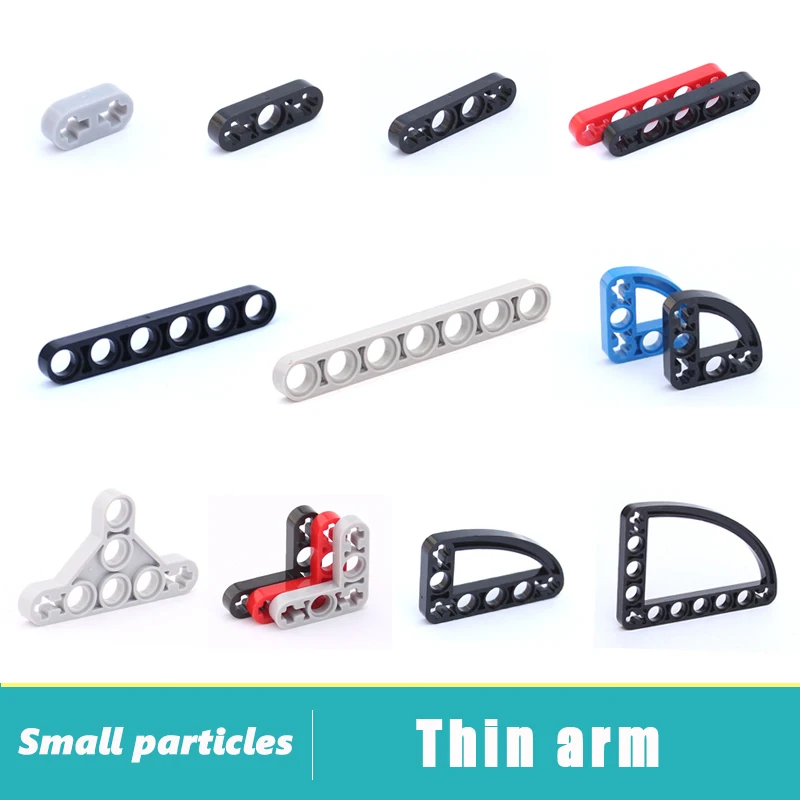 

Moc High-tech Parts Thin Hole beam with axle holes DIY Building Blocks Accessories Bricks Education Toy Compatible with Lego