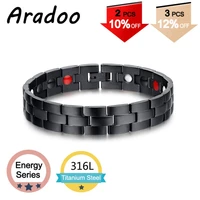 aradoo magnetic bracelet for bracelet korea stainless steel bracelet mens bracelet clasp bracelet metal bracelet holiday gift