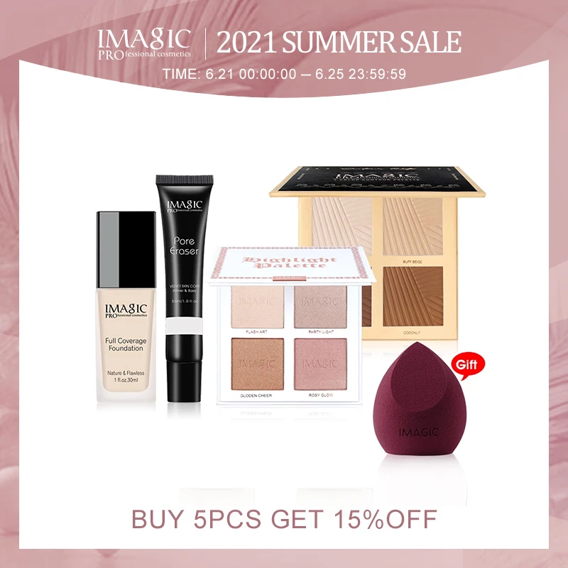 IMAGIC набор основа для макияжа предварительно молочный консилер макияж контур