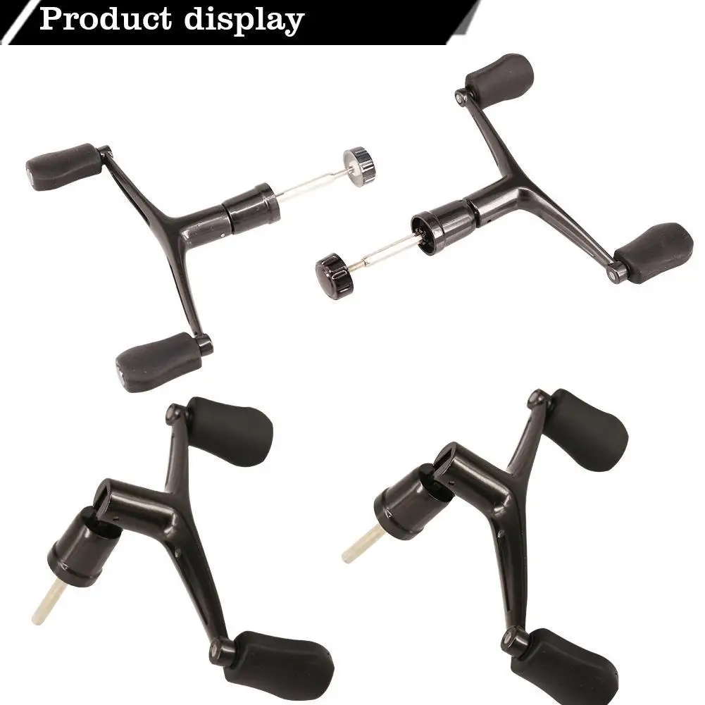 

1Pcs Metal Spinning Fishing Reel Handle Folding Rocking Arm Fishing Reel Double Handle Fishing Tackle Modified Accessories