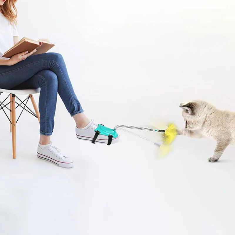 

Cat Stick Toy Feather Dog Toys Free Hands Interactive Pet Playing Games Outdoor Training Teasing Kitten Puppy Products Suppliers