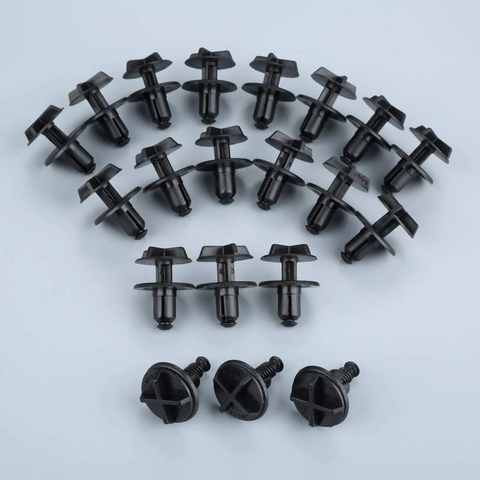 20 шт. пластиковые крепежные детали для крышки аккумулятора|Клипсы и зажимы авто| |