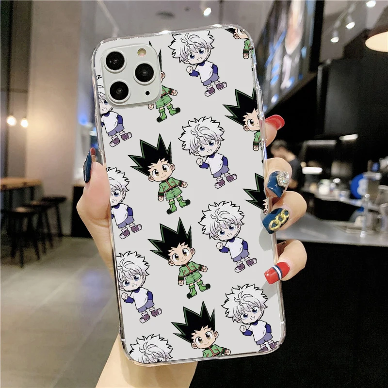 HUNTER x HxH Гон хоть аниме Мягкий силиконовый чехол для телефона в виде ракушки