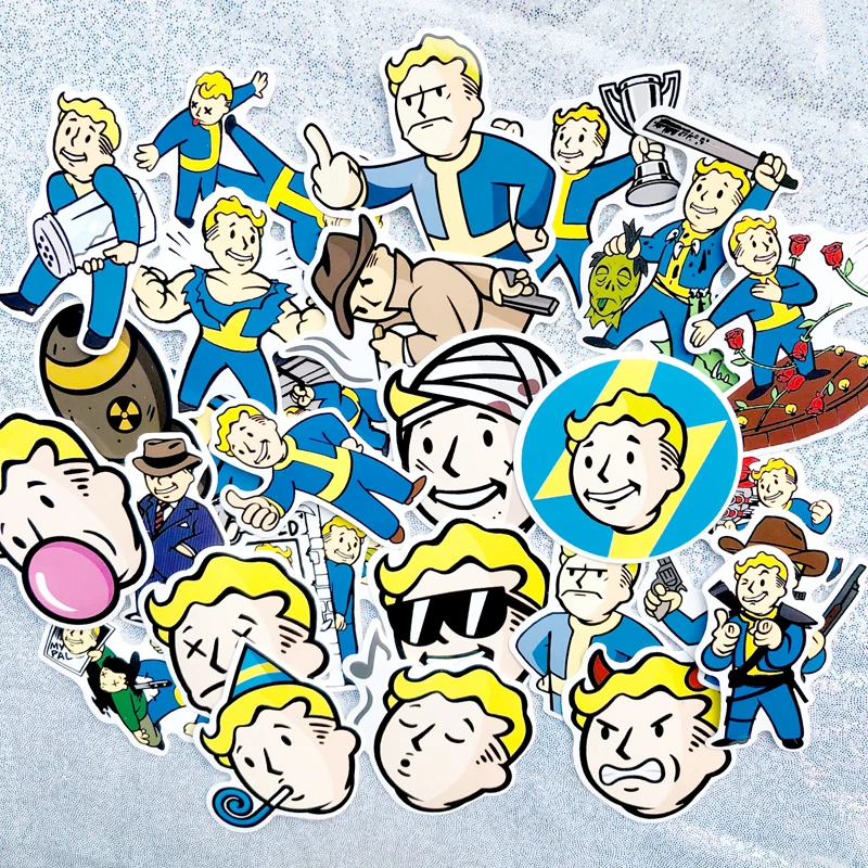 29 шт. Fallout наклейка s для багажа скейтборда телефона ноутбука мотоцикла