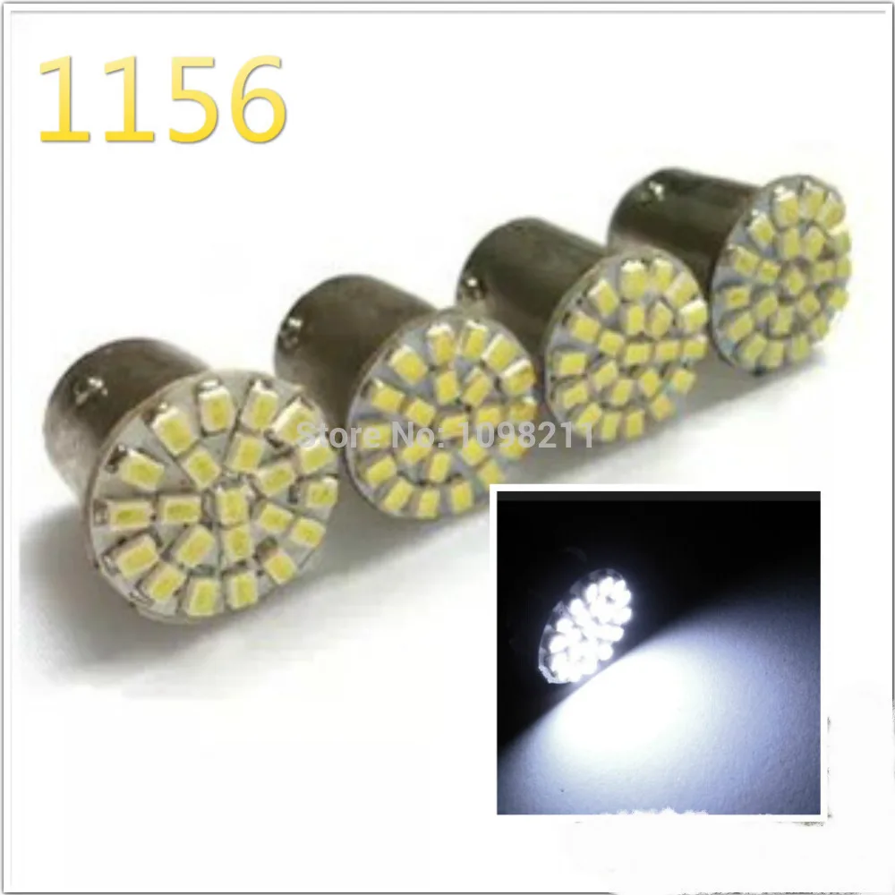 4 шт. 1156 белая резервсветильник ПА 22 SMD Резервная лампа BA15S 7506 1141 | Автомобили и