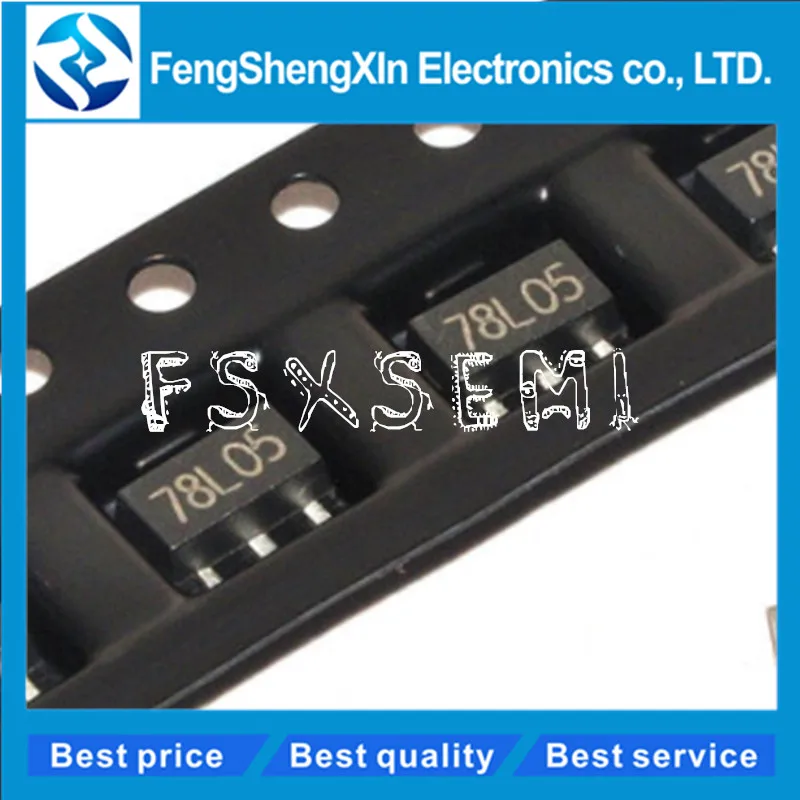 (50 ~ 100) шт/Лот Новый 78L05 SOT89 7805 Триод регулятора напряжения|voltage regulator|10 pcs |