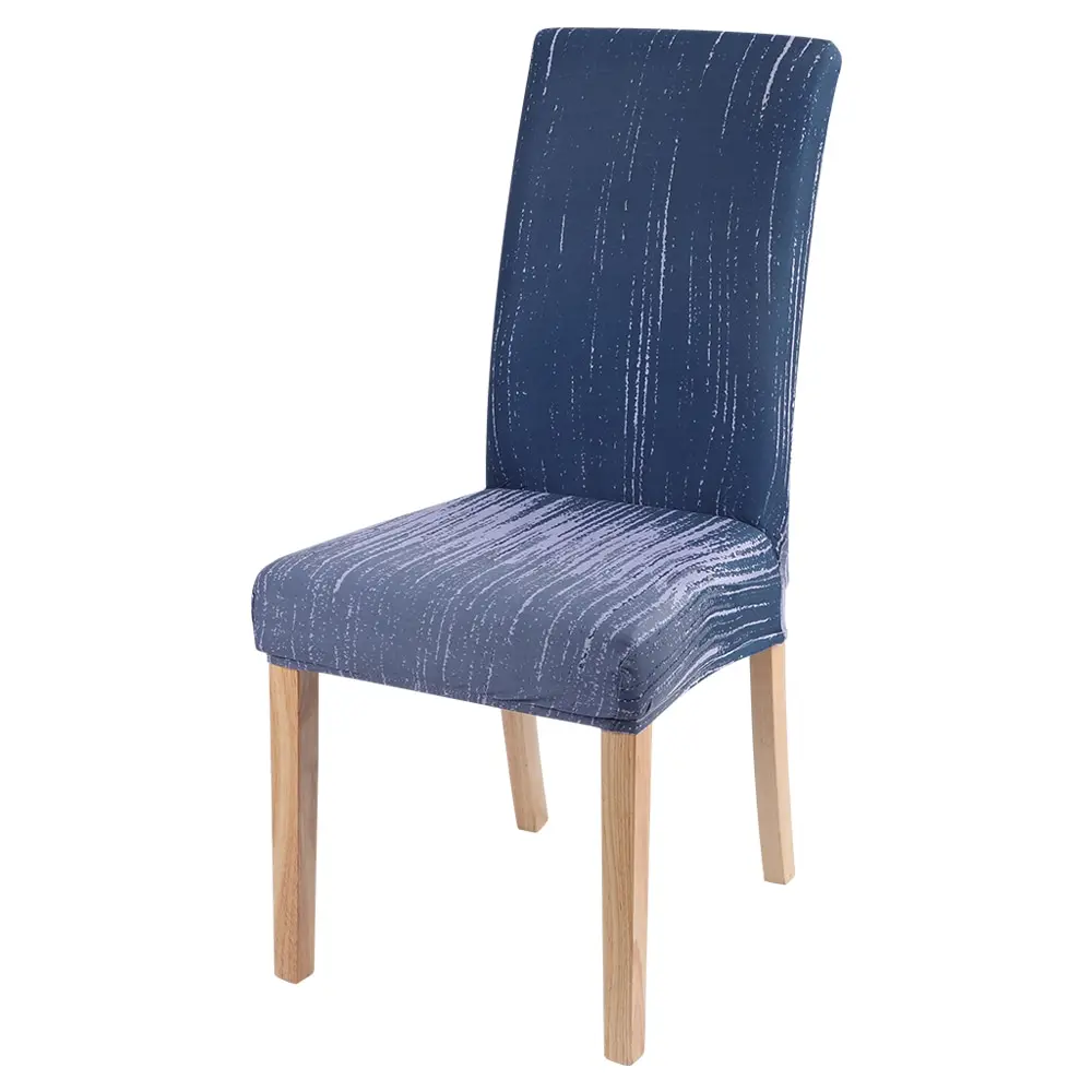 

Geometric Elastic Stretch Dining Chair Cover Stretch Slipcovers Dust-proof Seat Cover Furniture Decor for Wedding Banquet Party