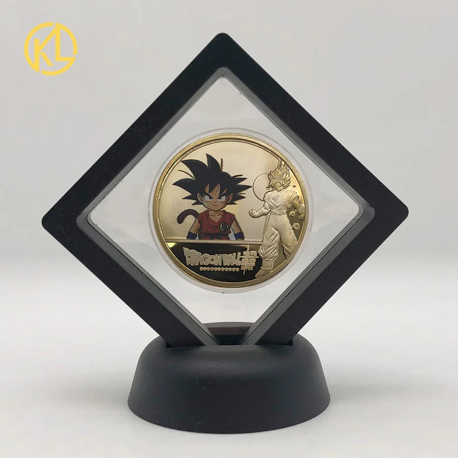 KL Dragon Ball Z Bejita позолоченные Коллекционные монеты, японские монеты, набор, подарок, Прямая поставка - Цвет: DBZ03