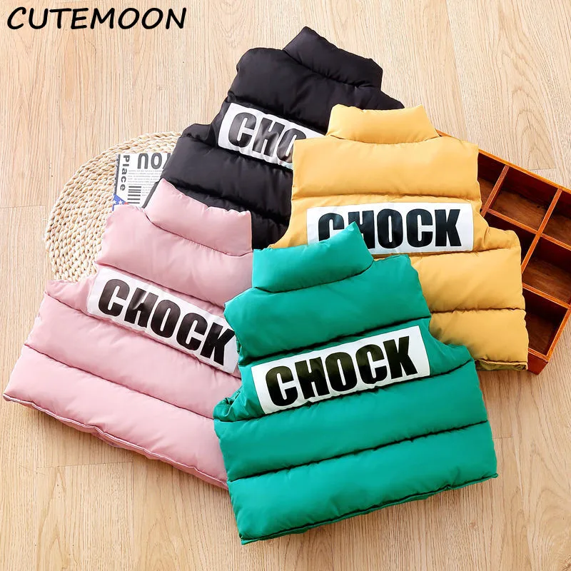 

Детская верхняя одежда с надписями; Детский жилет; Модный хлопковый теплый жилет; От 2 до 7 лет зимняя одежда для мальчиков и девочек; Детская ...