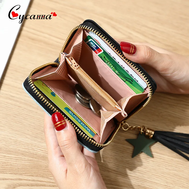 Маленький женский кошелек роскошный бренд знаменитые Мини женские кошельки