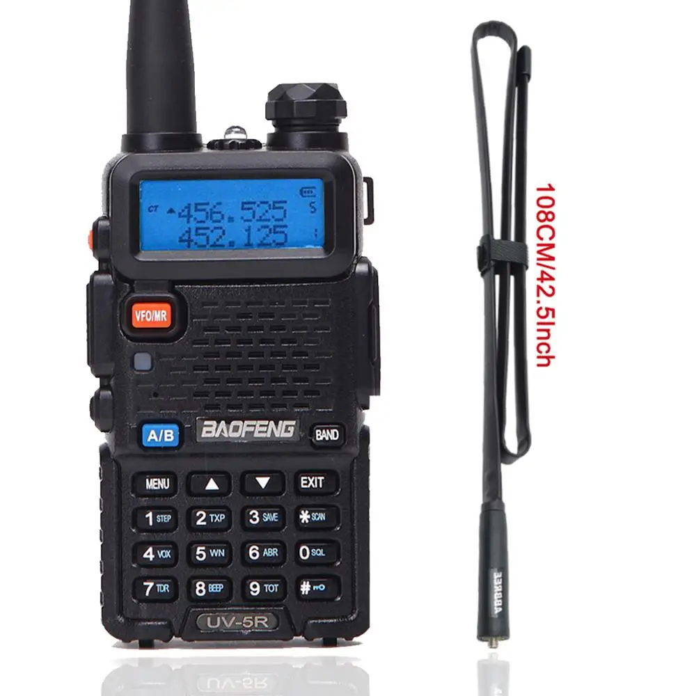 Портативная рация Baofeng BF UV5R Любительское радио портативная телефон 5 Вт VHF/UHF