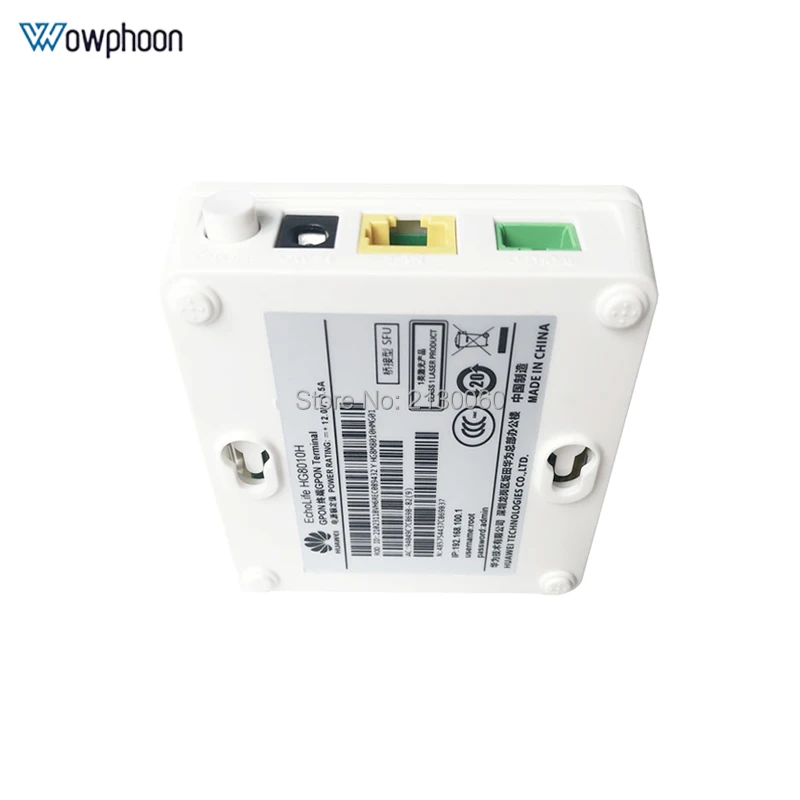 10 шт. 100% оригинальный новый оптоволоконный маршрутизатор Gpon ONU HG8010H ftth 1GE только