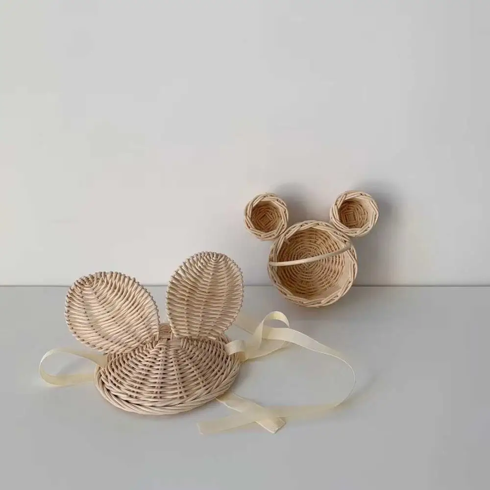 Женская соломенная сумка мессенджер Плетеная ручной работы из ротанга 2019| |