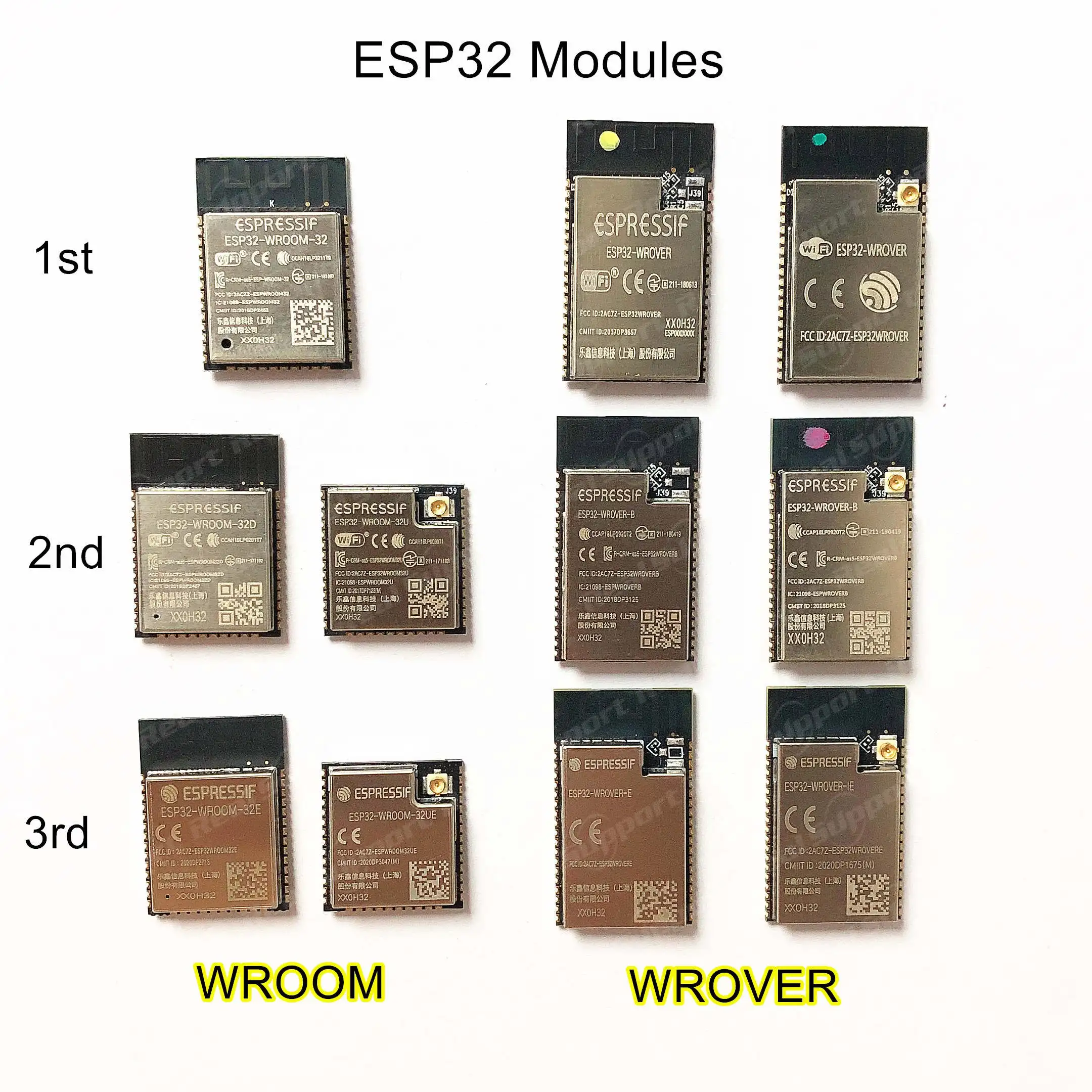 ESP32 WROOM 32 32D 32U 32E 32UE WROVER I IB B E IE Module Espressif Original|Запасные части| |