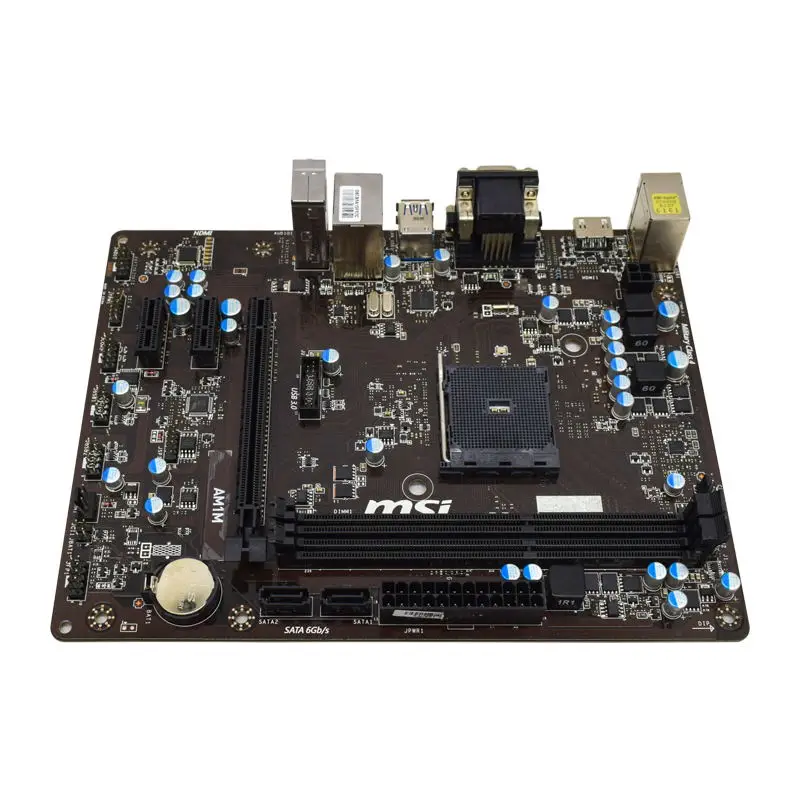 Для MSI AM1M AMD AM1 интерфейс M ATX материнская плата поддерживает X4 5350 3850 низкой