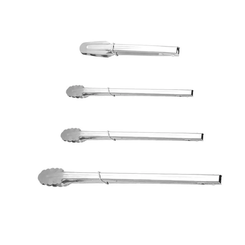 Кухня инструмент Тепло шипцы для хлеба Сталь Салат Посуда 7/9/12/16 щипцы дюймов