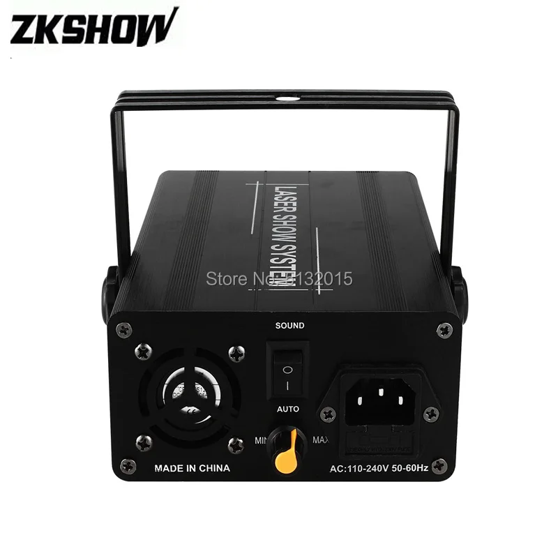 RGB светодиодный лазерный динамический проектор с 3 линзами Полноцветный