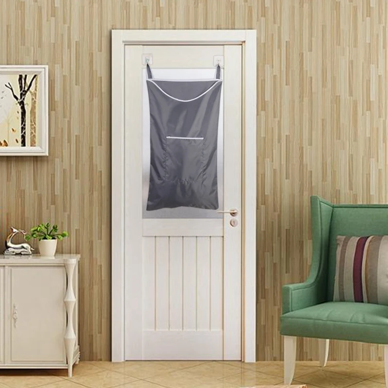 Компактная подвесная корзина для белья сумка с бесплатными дверными крючками