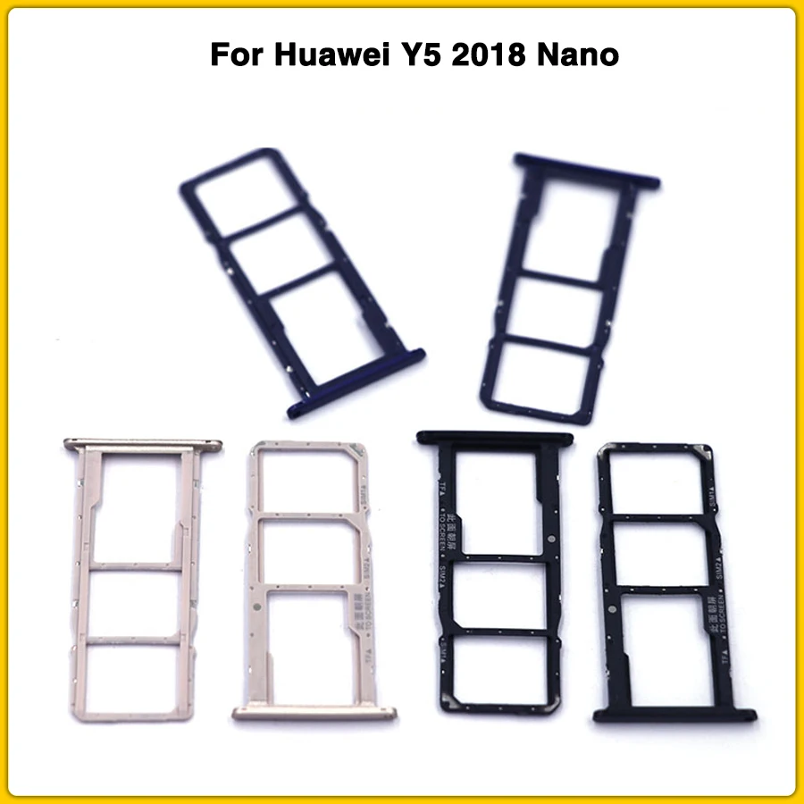 Новая двойная SIM карта для Huawei Y5 2018 Nano Sim Micro кардридер держатель лоток Сменный
