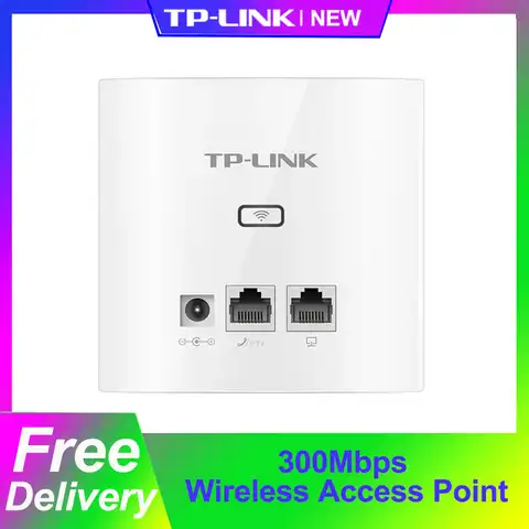 TP-LINK 300 Мбит/с настенный 86 беспроводной AP маршрутизатор 2,4 ГГц Беспроводная точка доступа Wi-Fi в стене AP для гостиничной школы