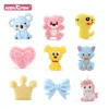 5pcs Silicone Animal Cartoon Baby Beads Teether Koala Cat Dog Bear For Pacifier Clips Beads Newborn Food grade Teething Products 1