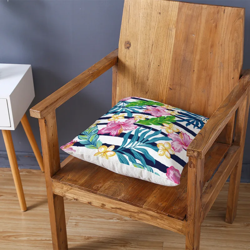 Тропические растения пальмовых листьев зеленые листья монстера Чехлы цветок