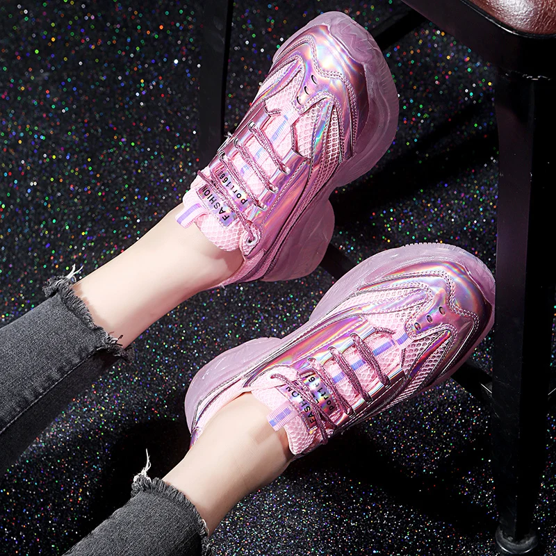 Модная женская прогулочная обувь Удобная дышащая Спортивная для улицы Женская с