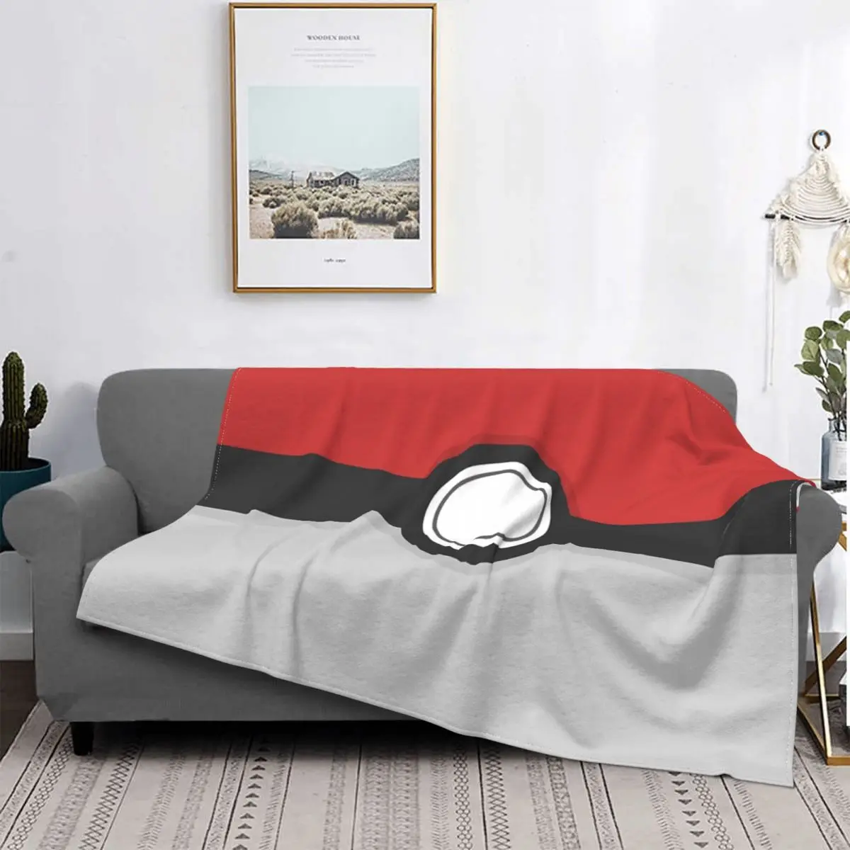 

Одеяло Pokeball, покрывало для кровати, Клетчатое одеяло, детское одеяло, одеяло, постельное белье из хлопка
