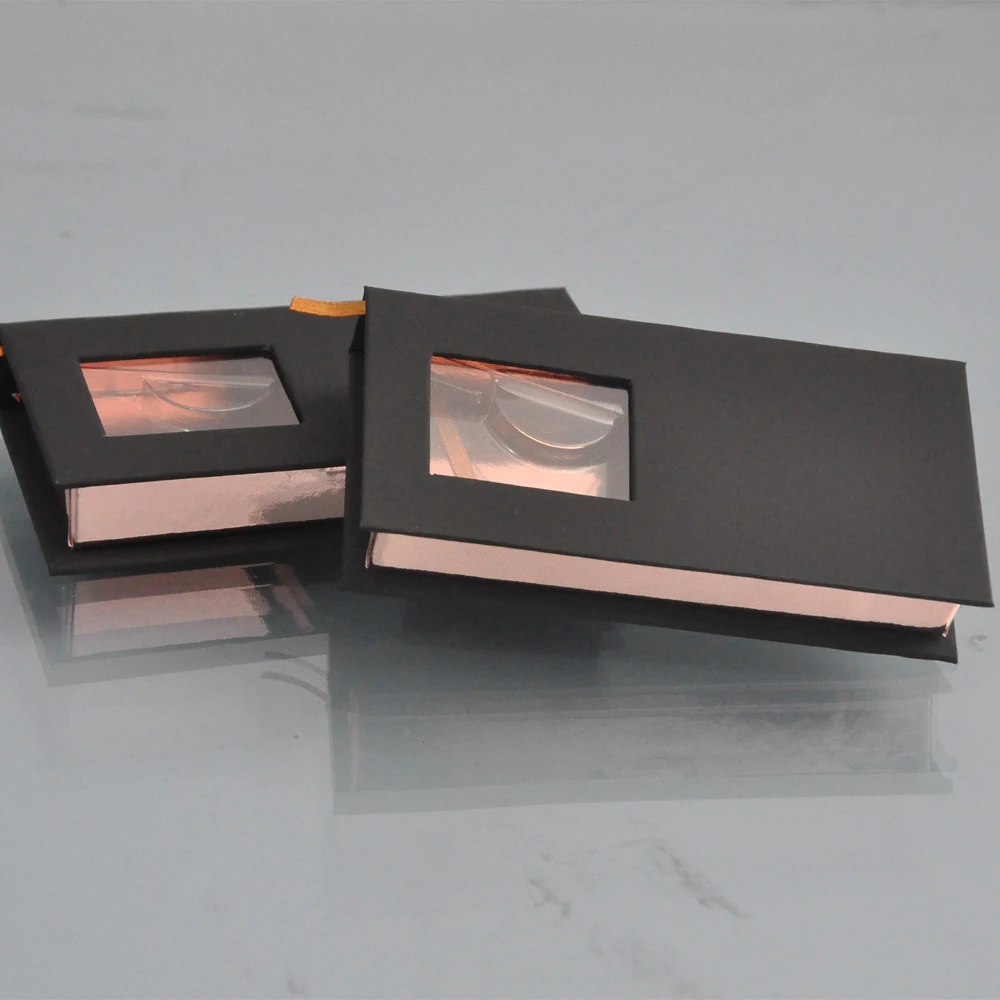 

20pcs/pack Wholesale Eyelash Packaging Box Lash Boxes Package Custom Magnetic Black 25mm Faux Cils Makeup Storage Case Vendors