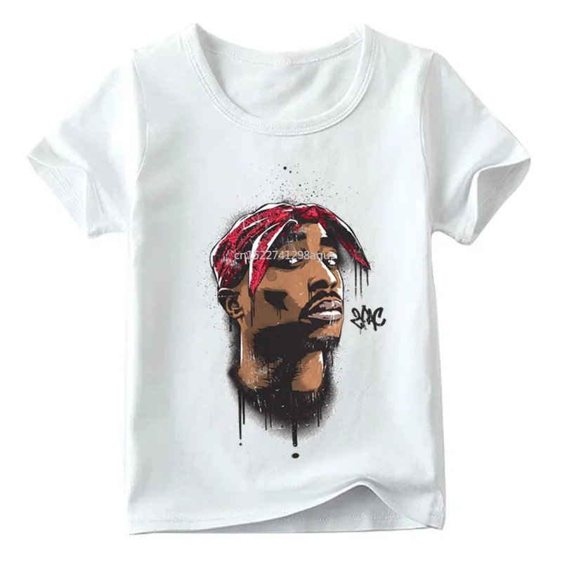 Одинаковые Семейные наряды 2pac/Biggie Smalls футболка с принтом для мальчиков и девочек