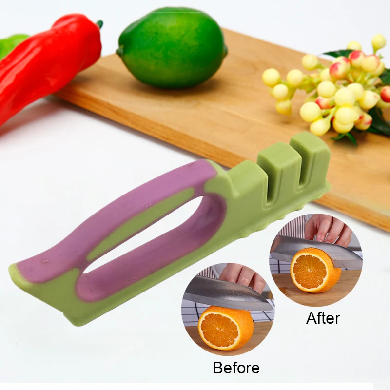 Нескользящая Вольфрамовая точилка для ножей кухонный нож инструмент заточки