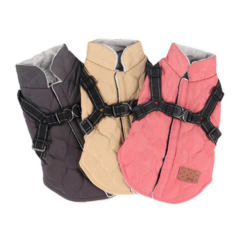 Маленькие собаки жгут жилет для животных высокое качество зимняя одежда куртки