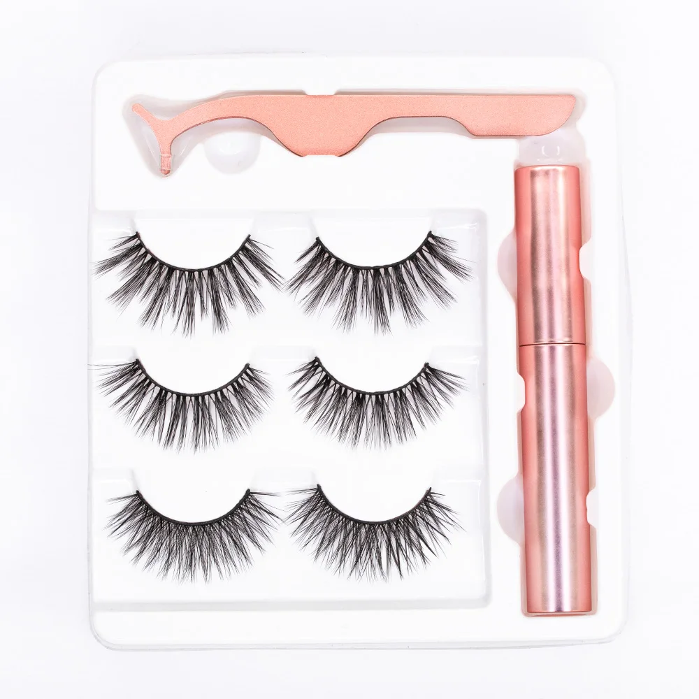 Магнитные ресницы M2 6 шт. и водонепроницаемый магнитный комплект подводки для