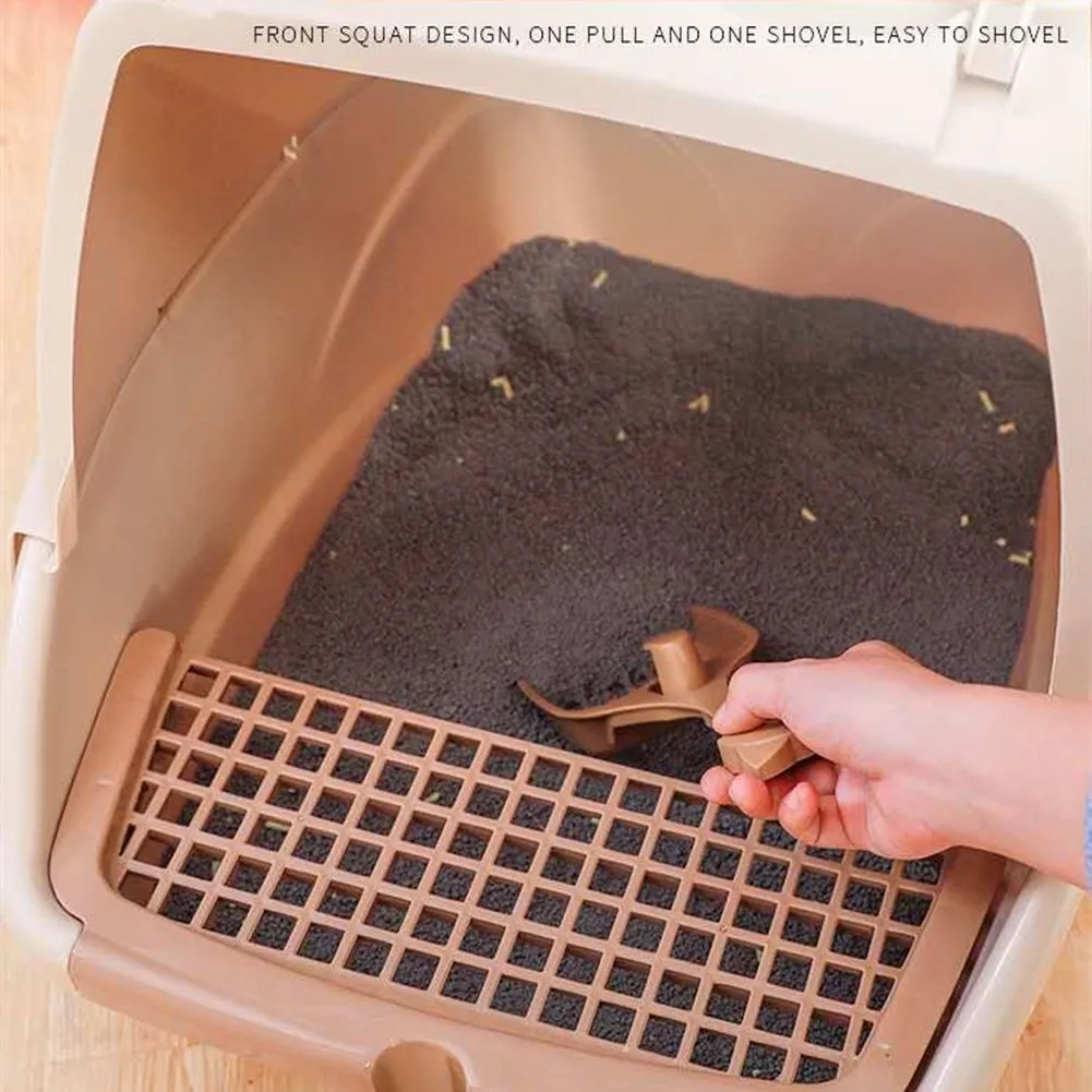 Домашняя коробка для кошачьих туалетов песочница котенок закрытый поднос