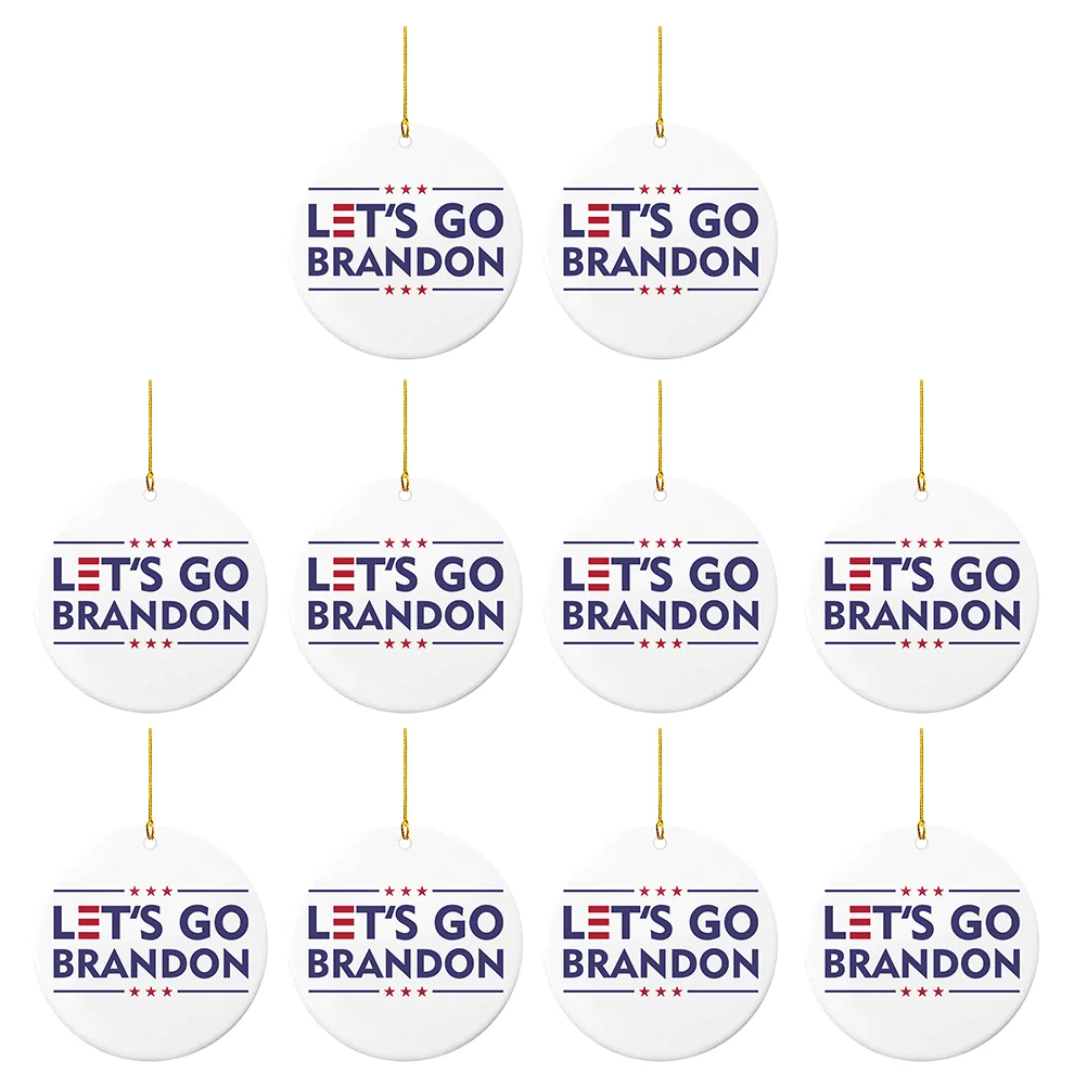 

10pcs Modern Style Pendants Simple Style Pendants Home Wooden Decoration