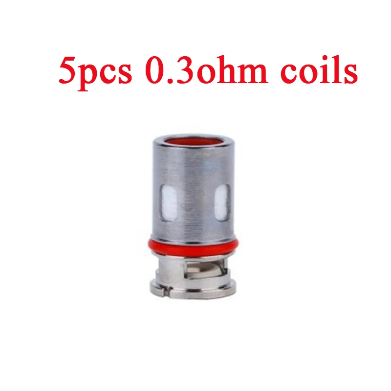5pcs 0.3ohm coils Комплект VOOPOO VINCI X 70W Pod, система с двумя катушками, 0,96 дюймовый экран, питание от одной батареи 18650, Vape Kit, vsVinci Mod kit - Цвет: 5pcs 0.3ohm coils