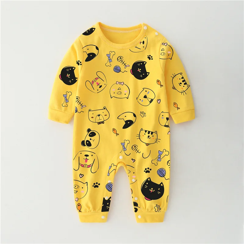 2022 Newborn Baby Spring-Autumn Cotton Clothing Orangemom Baby Christmas Gift Romper Boys Animal Costumes Boutique Pajama Roupa