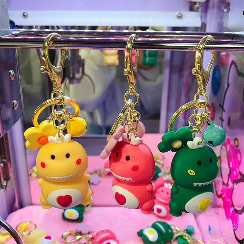 Милый динозавр искусственное пространство женская сумка подвеска колокольчик