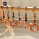 1 шт., детская деревянная погремушка-грызун из оливкового масла