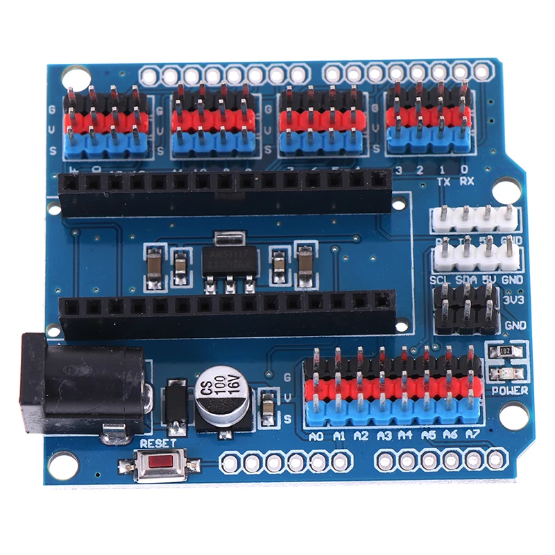 Модуль расширения NANO I/O датчик щит модуль для UNO R3 Nano V3.0 контроллер совместимая