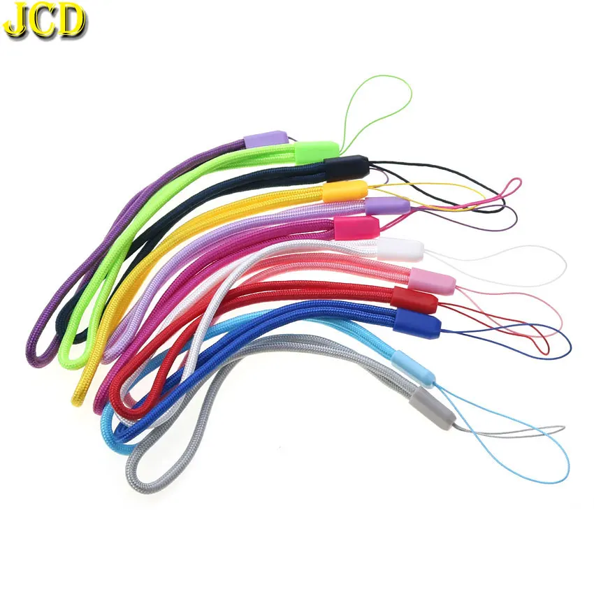 JCD 12 видов цветов шт. Радуга плетеный Lariat Lanyard для запястья руки веревка ГБ GBA GBC GBP SP