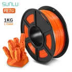 SUNLU ПЭТГ 1,75 мм 1 кг Anycubic 100% не образующая пузырей 3D нити Anycubic материальные для 3d PenGood для печати кулон Lamshape