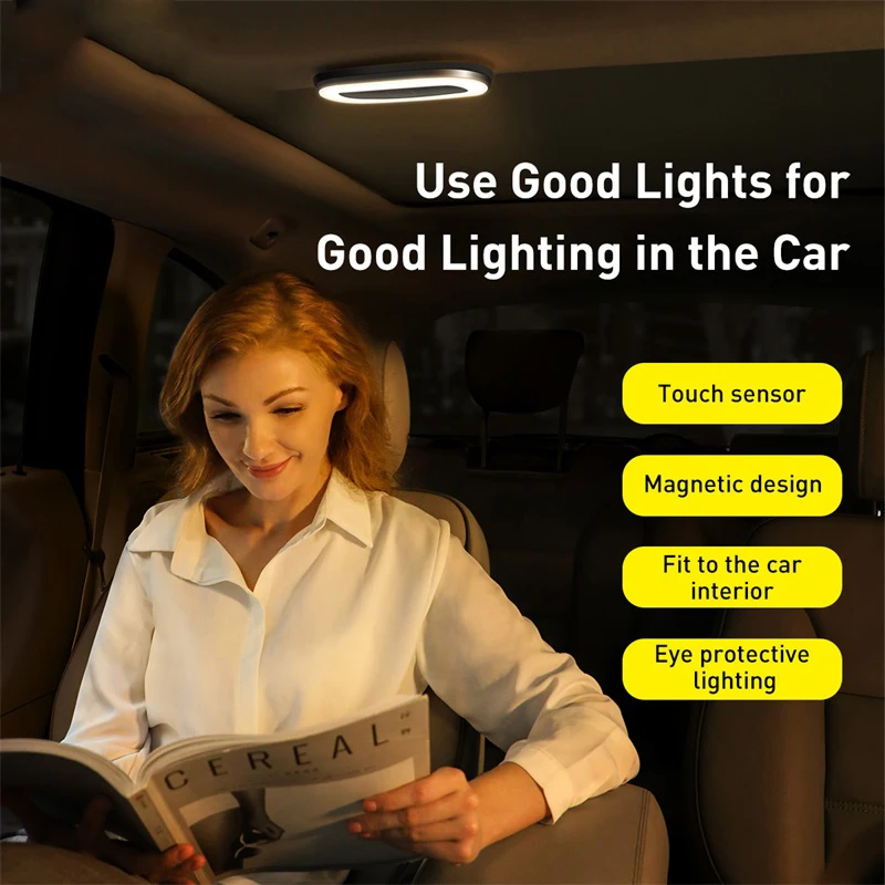 Светодиодный ночсветильник Baseus на батарейках прикроватная настенная лампа с s Tap