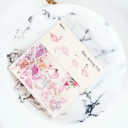 40 Pcs/lot refreshing flower mini paper sticker decoration stickers DIY ablum diary scrapbooking label sticker kawaii stationery - Цвет: E