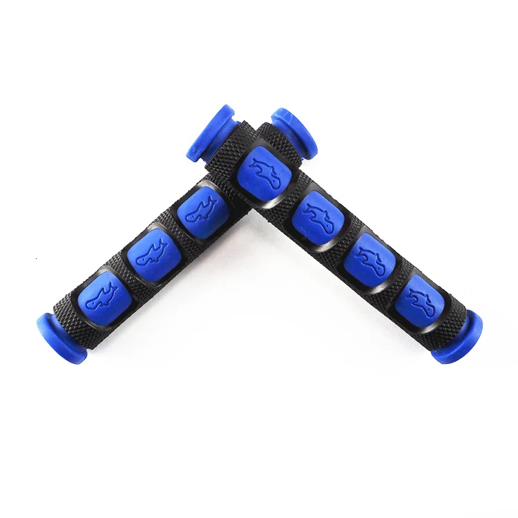 blue Руль рукоятка гелевая Тормозная ручка Резина для 7/" мотоцикл для KTM CRF EXC YZF Protaper Pro конус мотоцикл крест Грязь велосипед ямы - Цвет: blue