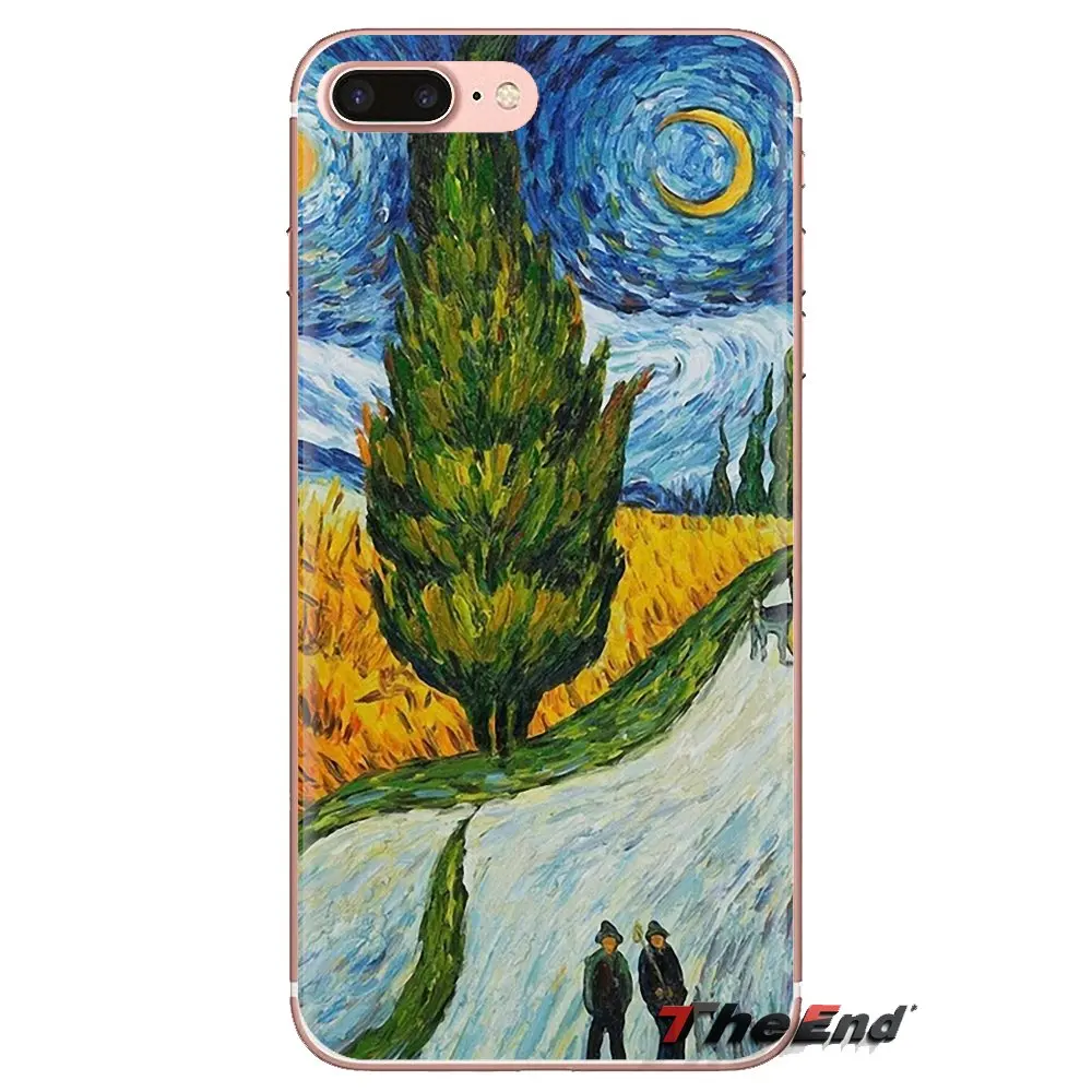 Прозрачные мягкие чехлы Van Gogh Starry Night для Xiao mi 6 A1 Max x 2 5X 6X Red Note 5 5A 4X 4A A4 4 3 Plus Pro |