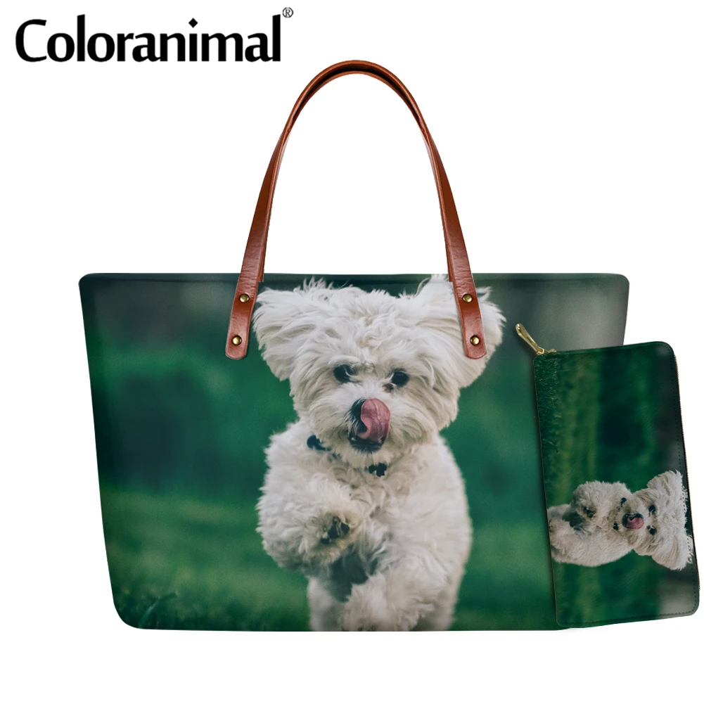 Хит продаж 2021 2 шт./компл. сумка через плечо Coloranimal и кошелек для девочек с милыми
