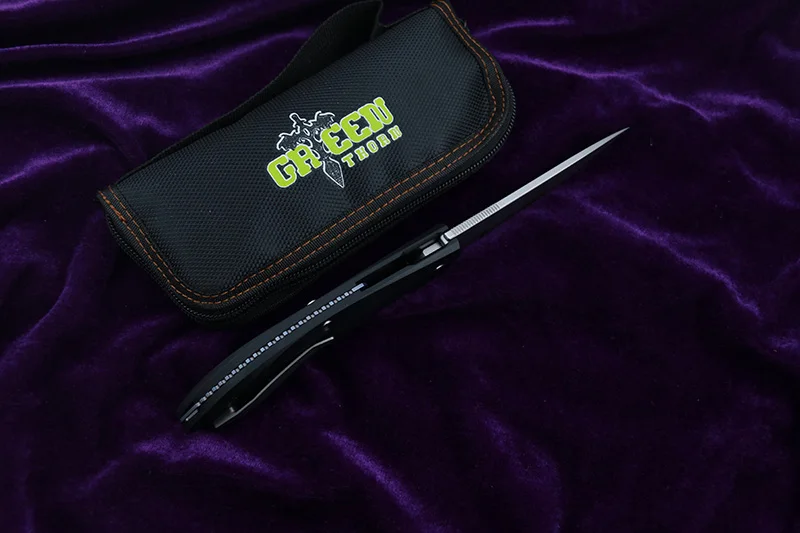 Green thorn Customized SIGMA высококачественный складной нож с откидной крышкой D2 лезвие G10