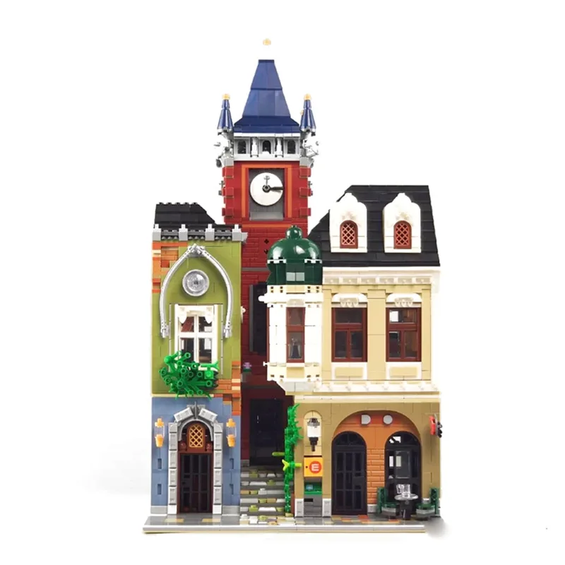 4030 шт набор моделей старого клуба город улица вид строительные блоки креативные