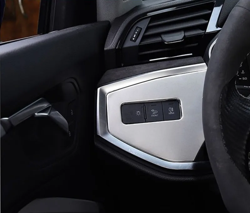 

Fit for Audi 19 Q3 modified headlamp control panel trim frame panel interior decoration